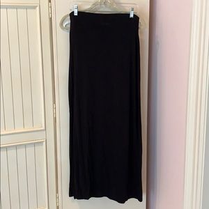 Black maxi skirt